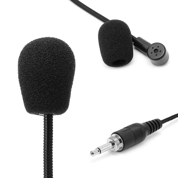 3,5 mm kablet mikrofon stemmeforstærker headset studie konference talehøjttaler