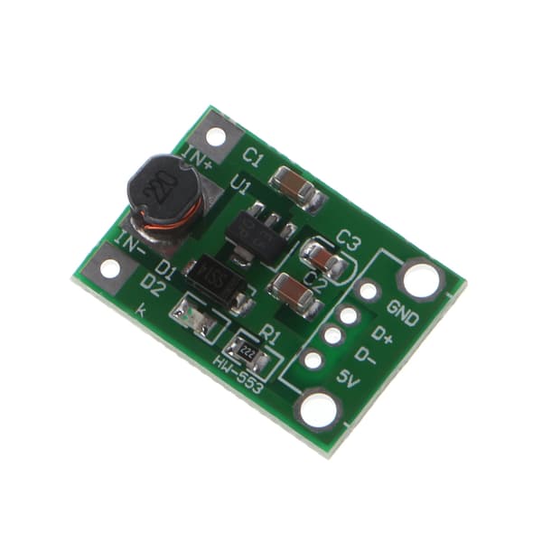 DC-DC 1V-5V til 5V Spændingsregulator Konverter Step Up Boost Modul Strømforsyning