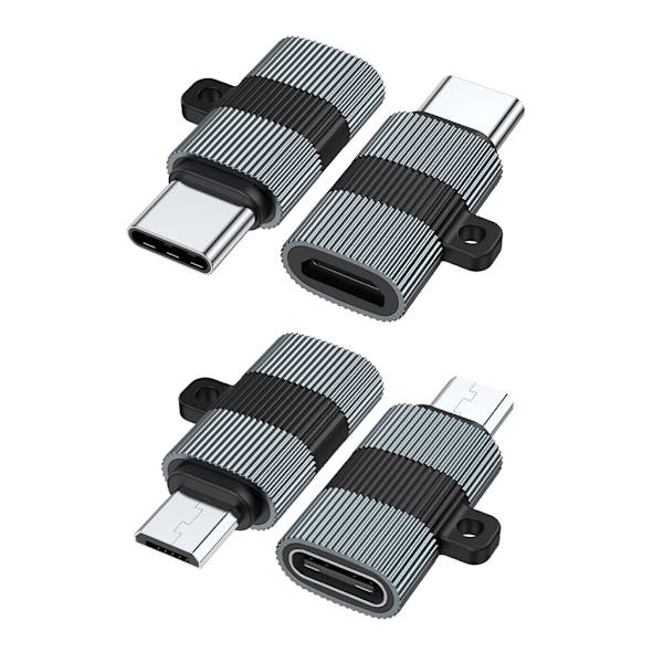 USB C Hun til MicroUSB Han Adaptere Type C til MicroUSB Oplader Adaptere til Telefon null - Android male