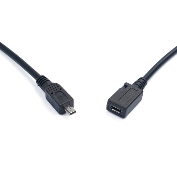 Micro5p USB til Mini USB 8Pin Adapter Sikrer Effektiv Lading og Datasynkronisering for Elektronikk Telefon Datamaskin Kamera