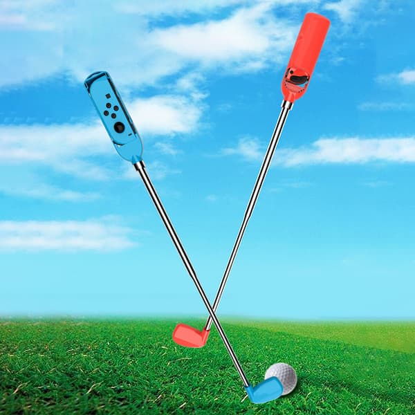 Passer for Switch Joy Pad Golfkølle grep Golfkølle spilltilbehør Green blue
