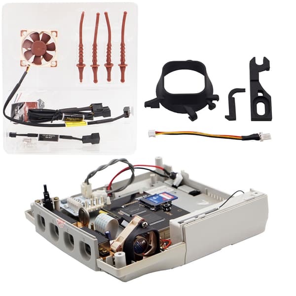 Dreamcast Noctua blæser Mod 3D-printede dele + blæseradapter PETG null - A