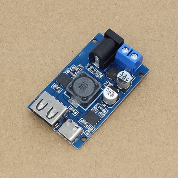 12V til 5V Step Down-omformere Strømadapter for hurtiglading av enheter USB-port