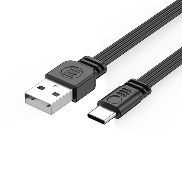 USB til Type C Datakabel Rask 2A Lading Høy Hastighet 480Mbps Datasynkronisering Bøyelig 90°/Rett Hode Koblinger Ledning 0.3m - USB A to Type C A