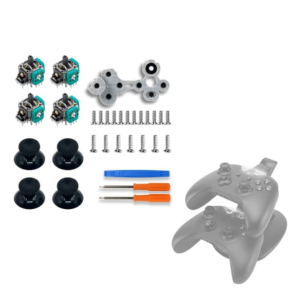 til S-X 3D Analog Joystick Sensor Modul Hætte Ledende Gummi Pad