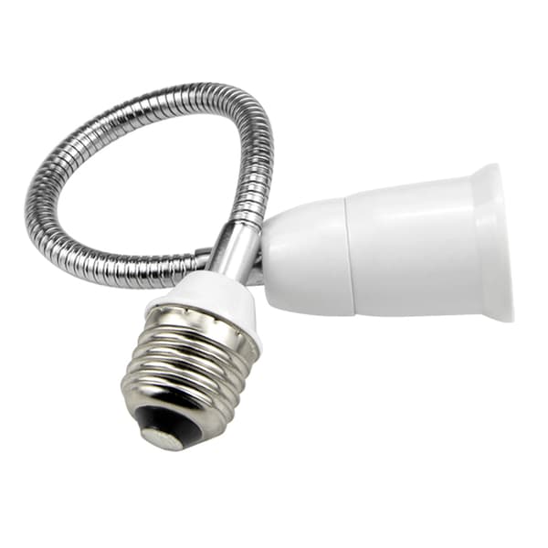 E27 - E27 jatkovalaisinadapteri joustava LED-valaisinkanta 50cm