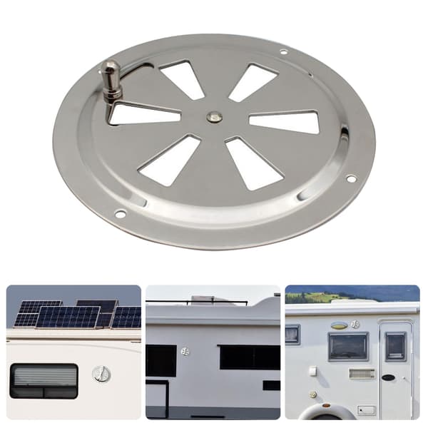 Rundt ventilasjonsgitter i rustfritt stål for båter og vannscootere null - 5inch 1pc