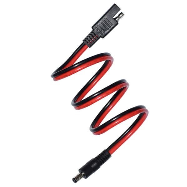Profesjonell 60cm SAE 2Pin til DC5.5mm 5.5mm Strømkabel for Bærbar Solcellelader