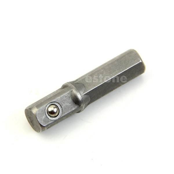1/4\" Borrbitshållare med Hex-fäste, Adapter för Skiftnyckel, Förlängning