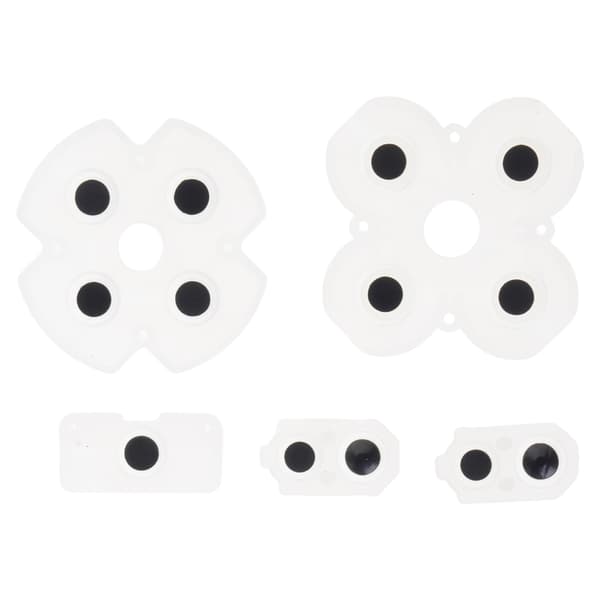 Bløde gummi silikone ledende gummipuder til knapreparation 2 sets