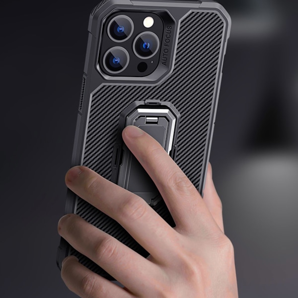 Telefonfodral Stötsäkert för Skal med Hållare Slitstarkt Telefonskydd Blue 13Pro Max