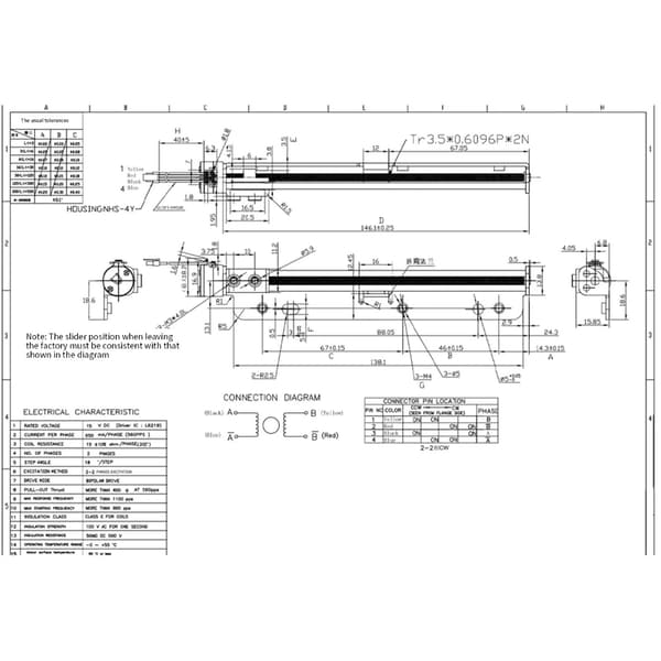 Lättvikts MicroSlide med 15 mm stegmotor 123 mm rörelse hög noggrannhet