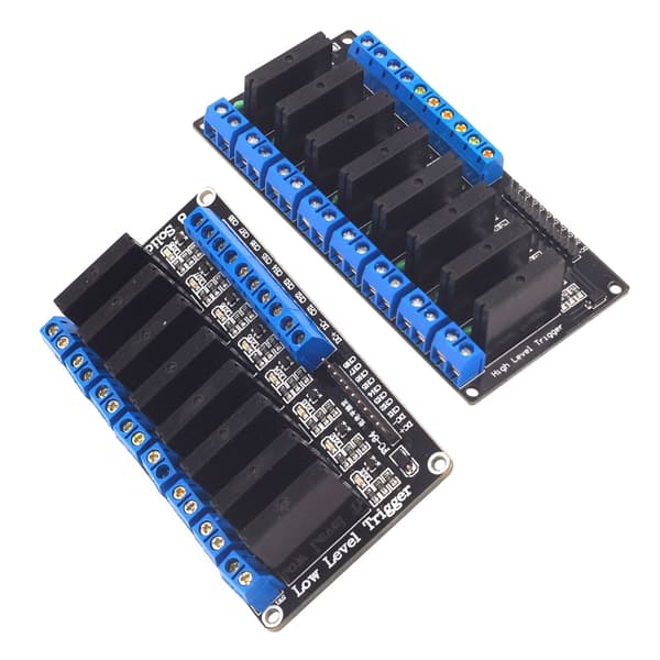 8-kanals solid state-relæmodulkort PLC-driver DC5V 12V 24V højt lavt niveau 24V High level