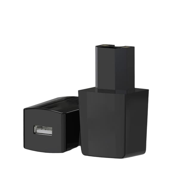 Høyeffektiv 5V USB-ladeadapter USB-ladeenhet for 36V 72V sykkel Black - Single USB