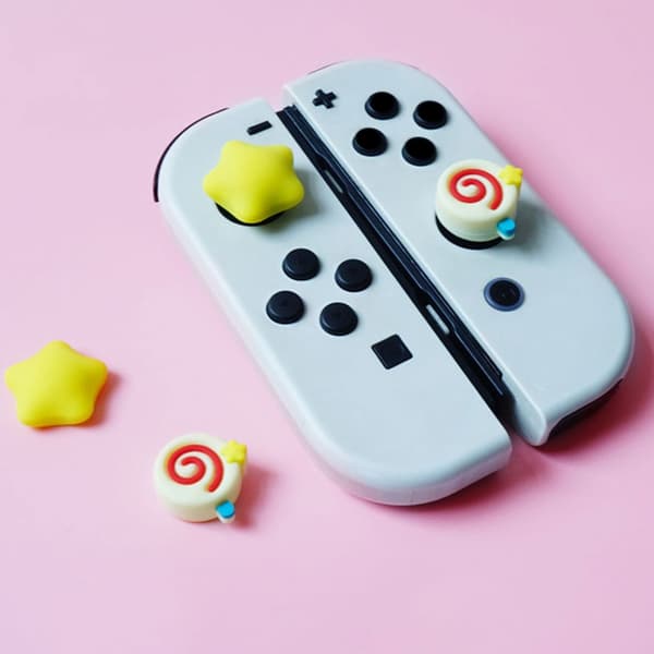 Pakke med 4 analoge stick-rocker-kapper til NS2 gamingtilbehør, spilcontroller-tommelfingerhætte, joystick-kappe null - B