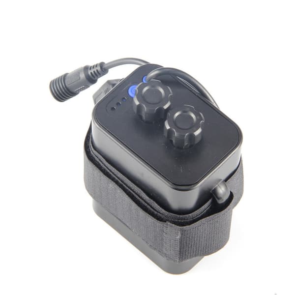 DC 8.4V USB 5V 6x 18650 Batteriopbevaring til etui Boks til cykel LED-lys celle Blue