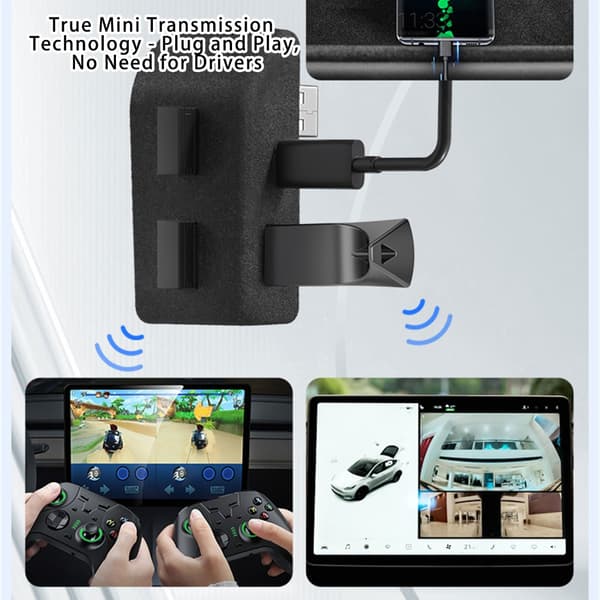 Hanskeromforlenger Dock Sentral Kontroll Splitter USB Shunt Hub Flocking Adapter null - Old 1style