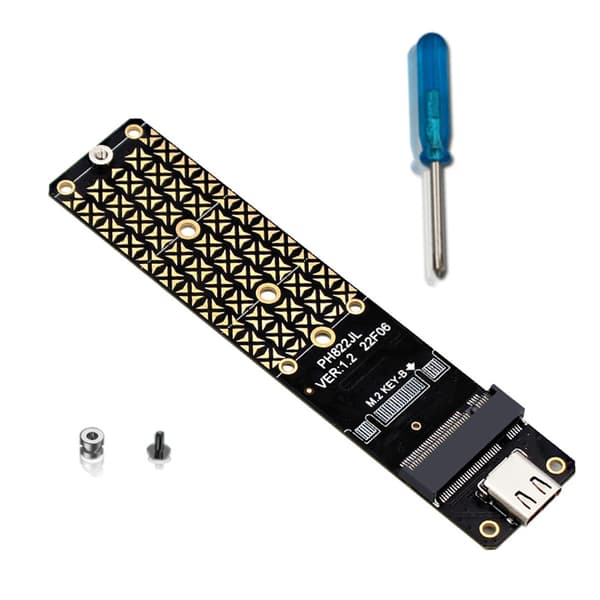 M.2 Solid State Disk SSD til USB C Adapter 10Gbps Hastighet Harddisk Adapter