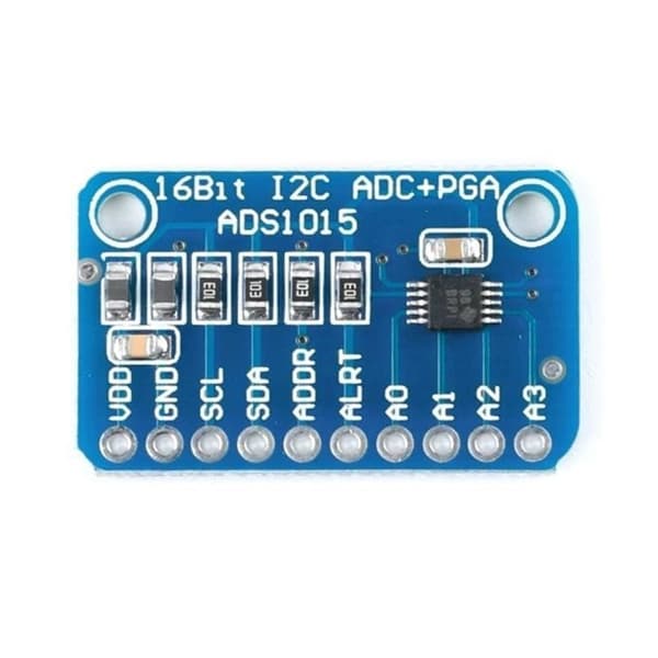Liten 12-bits ADS1015 ADC utviklingsmodul for sensorer, grensesnitt, datalogging 2 sets