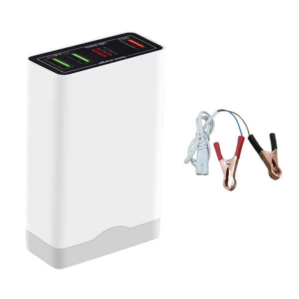 QC3.0 USB-laderklips 3-port USB hurtiglader hurtigladeblokk for Android
