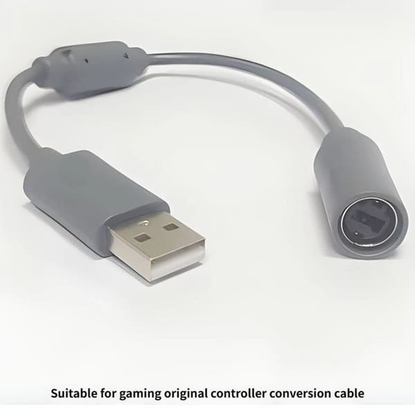 USB-konverteringskabel til kablet controller PC-gamingtilbehør Black