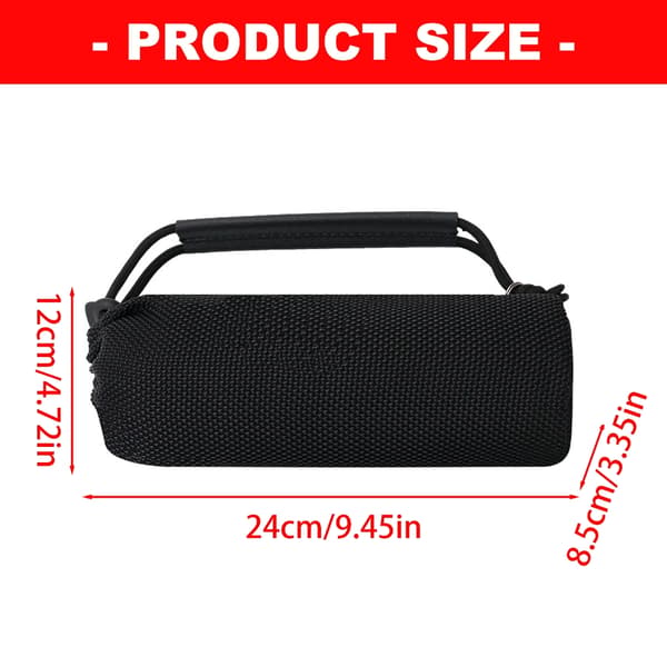Lättviktigt skyddsfodral för ASM02A rörformad högtalare bekväm att bära null -  shoulder strap