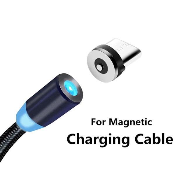 Magnetisk Laddaradapter Skyddar Mot Damm och Smuts Typ C Micro USB Ask-Säker C