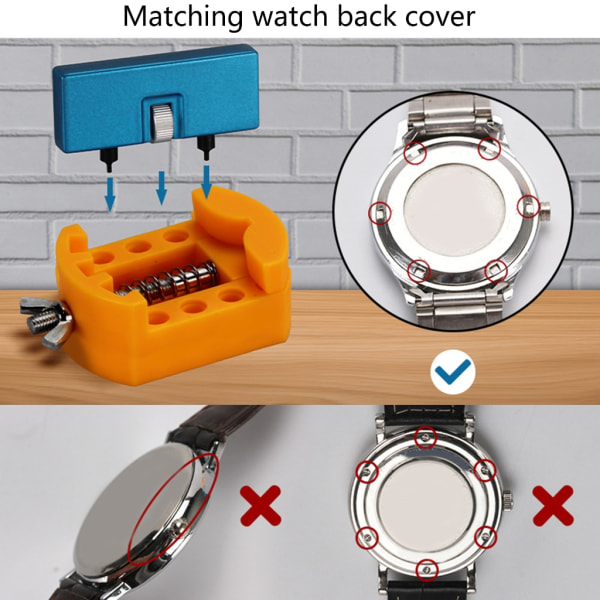 Watch batteribyte verktygssats för case öppna watch cover watch