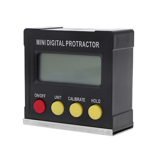 Digital Vinkelmätare Protraktor Vinkelmätare 4 x 90° Bevelmätare Inclinometer med Magnetisk Bas Upplösning 0,1°/ 0,0%