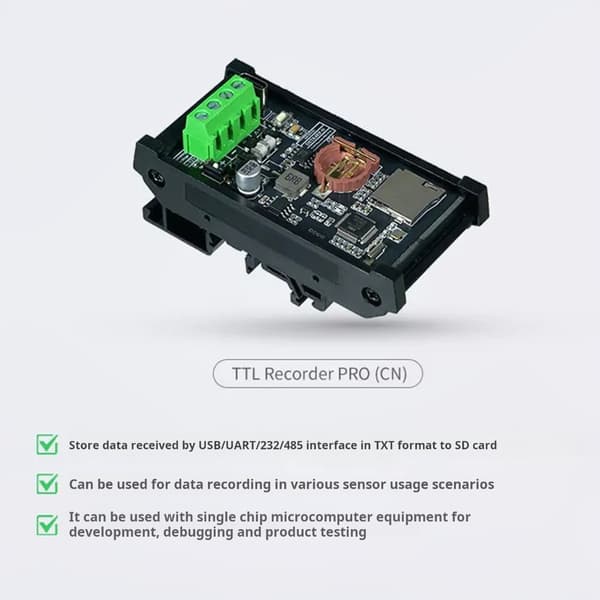Pålitlig seriell portdataregistrator RS232 RS485 TTL för mikrokontrollersystem null - RS485