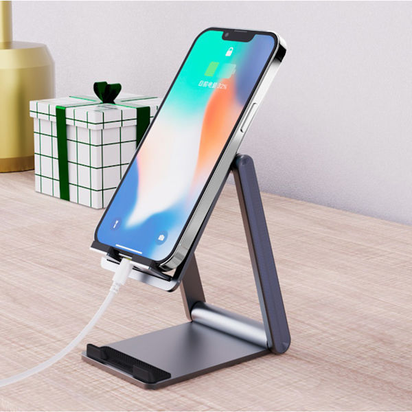 Mobiltelefonställ Vinkel Justerbar Skrivbord för Smart Phone Tablet Stöd Cradl
