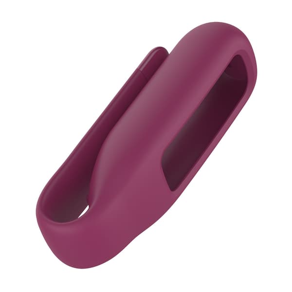 Soljet Fitbit-Luxe-älykellon silikonikoteloon teräsklipsit rannekoruun puettava Red