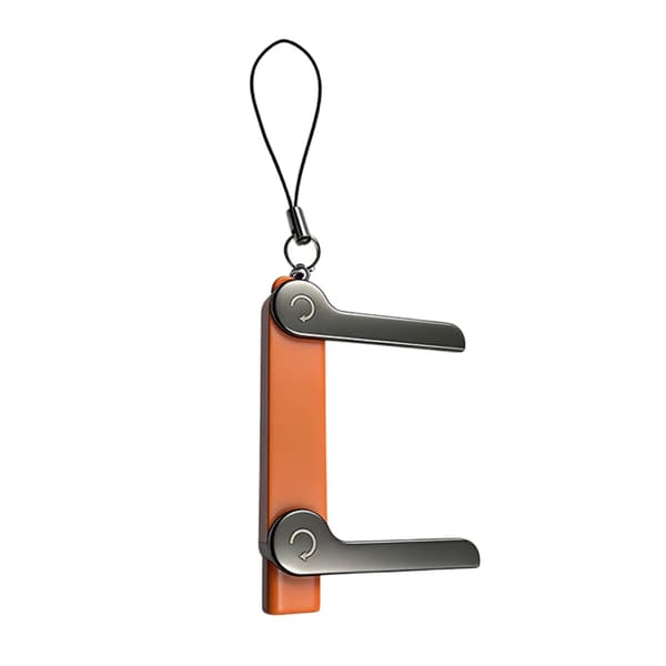 240W Zinklegering Datakabeladapter Sammenklappelig Telefonholder til Tablets Orange