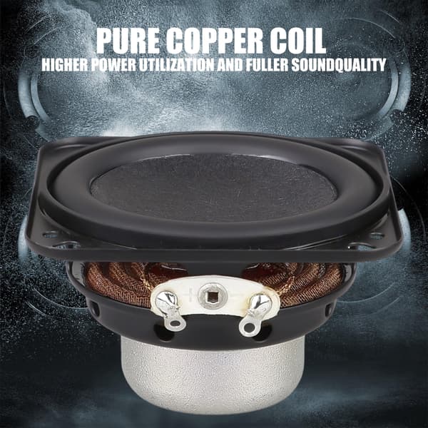 50 mm Neodymhøjttaler 10W Effekt 4Ohm Impedans Dobbelt Magnetisk Design 2pcs