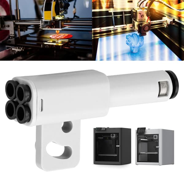 3D-printerdel 4-i-1 PTFE-adaptermaterialerørudvidelsesportstik