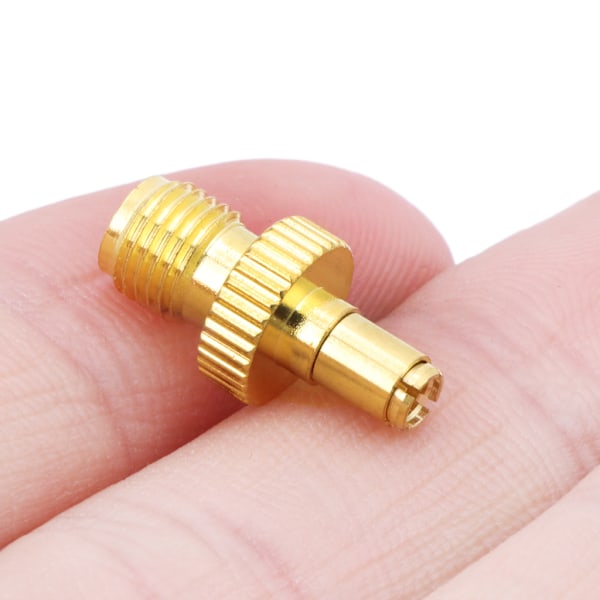 5 st SMA Hon till TS9 Han RF-kontakt Koaxialadapter Rak Guldpläterad