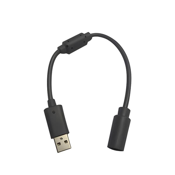 USB-konverteringskabel til kablet controller PC-gamingtilbehør Black