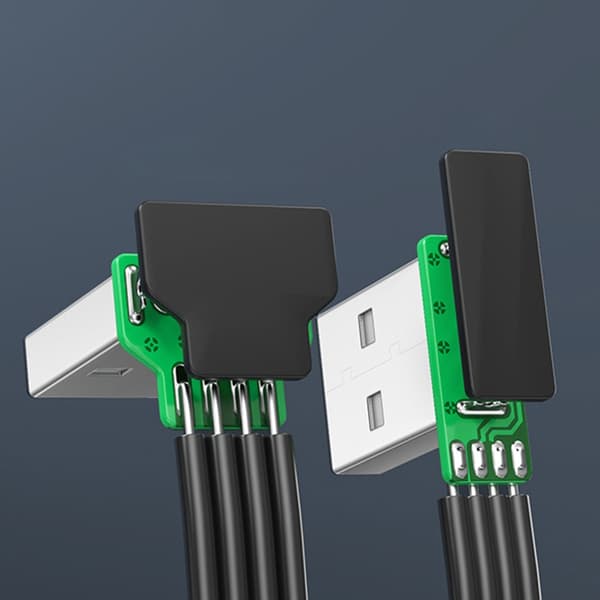 USB2.0 Skjøteledning FPV Flat Slim Thin Ribbon 480Mbps Rask Dataoverføring 0.5m - Up