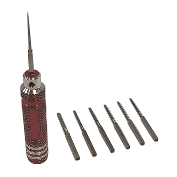 Modellmejsel med 0,1/0,2/0,4/0,6/0,8/1,0/2,0 mm ResinCarved Scriber-linje Modelleringsskrivare Handverktyg