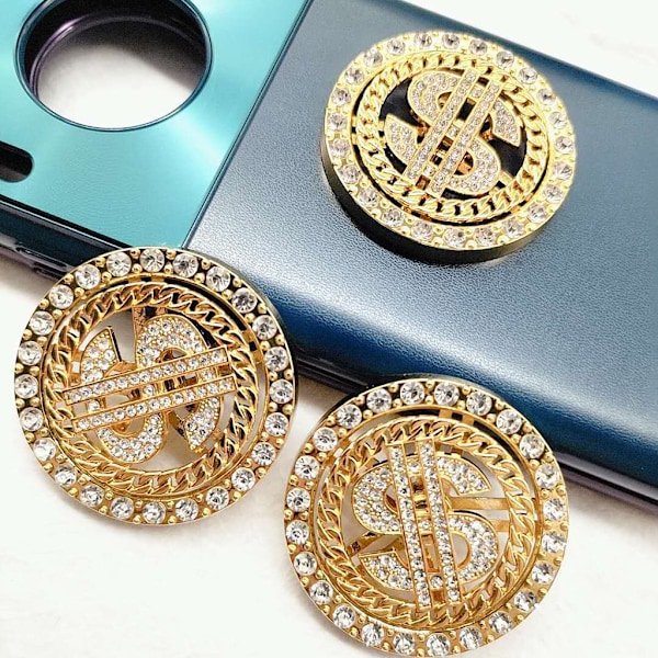 Ring Stand Holder för Time Comes Zinc Alloy 360° Rotation Mobiltelefon Ring Stand large