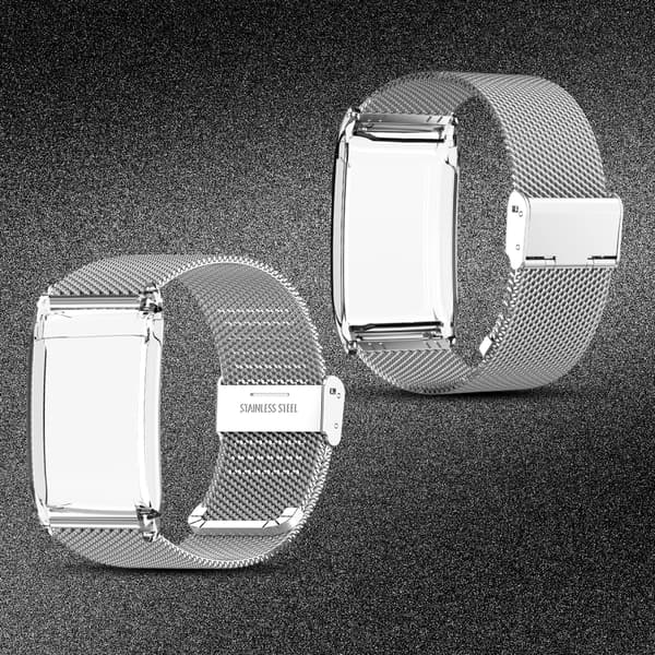 Høj hårdhed træningsatletisk håndledsrem armbånd til 4.0 Quick Release Silver