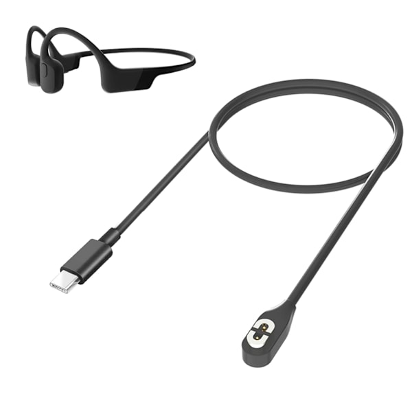 USB Magnetisk Laddningskabel 5V USB-kontakt för AfterShokz Aeropex AS800 Benledningshörlurar Magnetisk Laddningssladd null - 1M