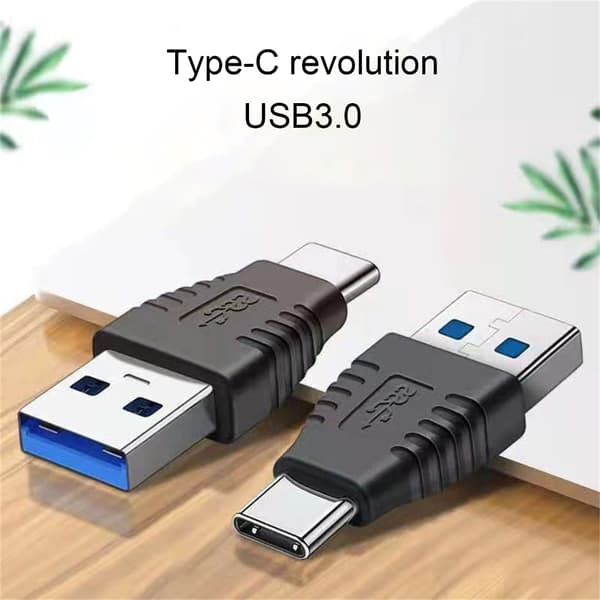USB 3.0 Hann til USB C Hann Adapter for Rask Dataoverføring og Lading