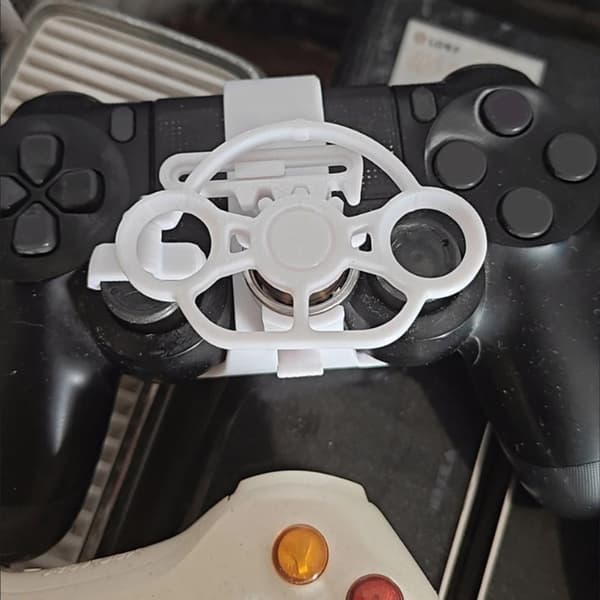Racerbilrat Controller Udskiftning Racerbilrat til Trådløs Spilcontroller Mini Rat Controller Black