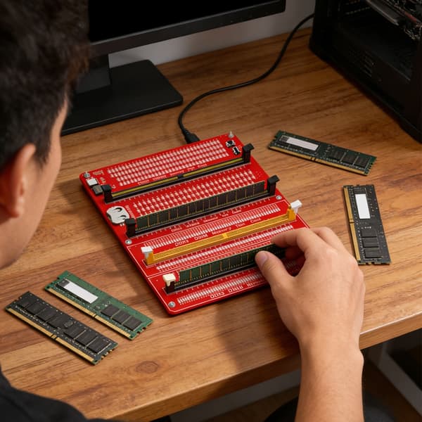 Effektiv DDR3 DDR4 DDR5 UDIMM RDIMM Minnetester for PC og Teknikere