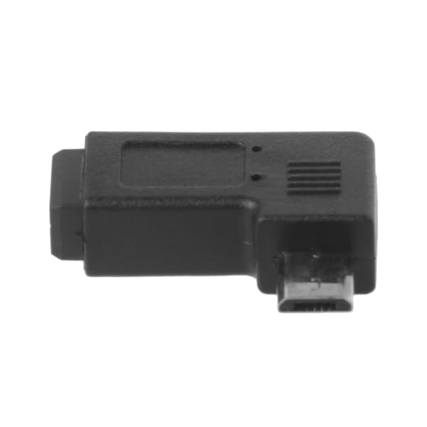 Vasen ja oikea kulma Mini USB 5Pin naaras Micro USB uros datan synkronointisovitin