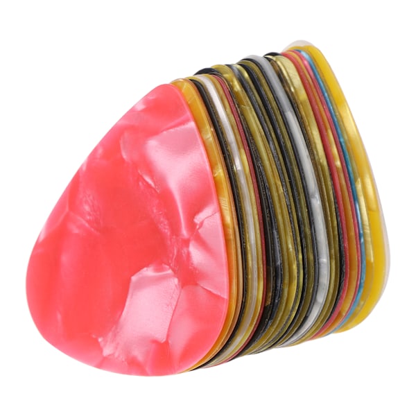 Blandade Färgade Gitarrplock Celluloid Gitarrplock Plectrums Telefon Pry Verktyg