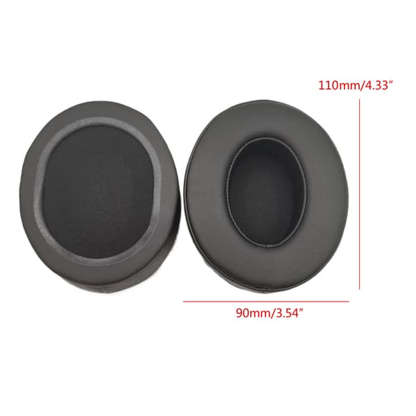 1 par øreputer demping øreklokker for Brainwavz HM5 headset erstatningsreparasjon B