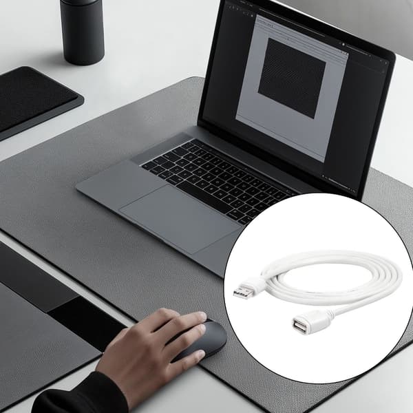 USB 2.0 Forlængerkabel Han til Hun Datakabel Forlængerkabel til Laptop USB 2m