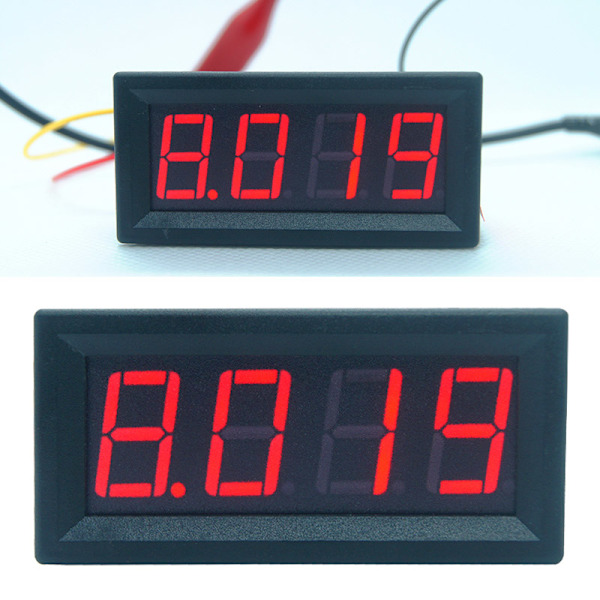 Noga Digital Amperemeter för DC 0-9.999A (10A) 4-30V Ampere Ström Amperemeter Testare 5 Siffer 0.56 tum LED Display Panel Mätare